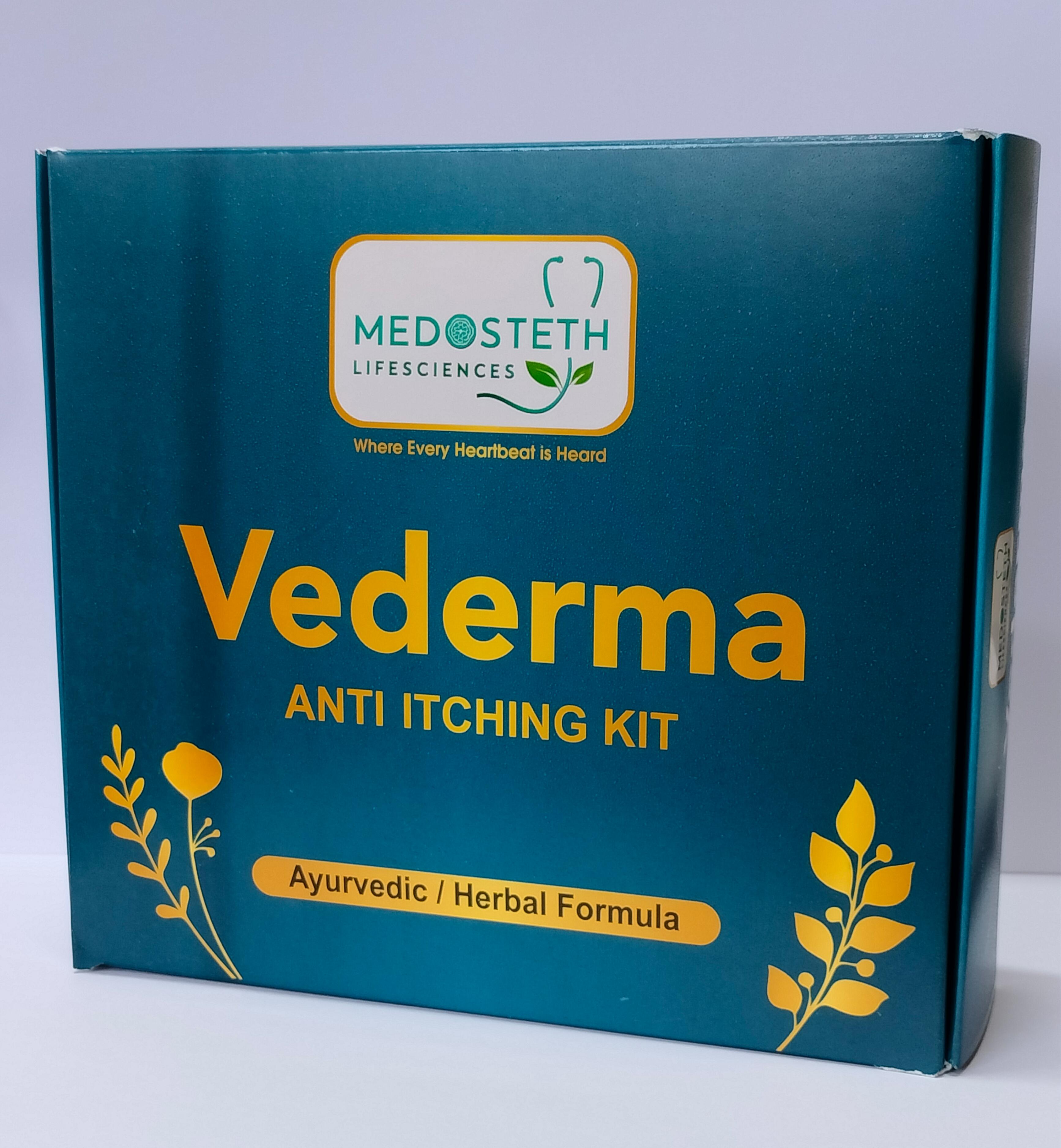 Medosteth Vederma Anti Itching Kit Box